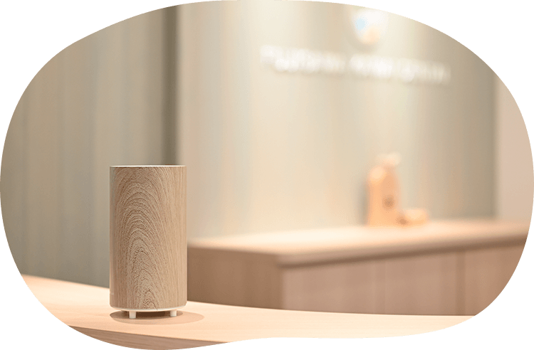 木のぬくもり、アロマ香る安らぎ空間